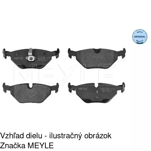 Brzdové dosky POLCAR S70-1154 - obr. 4