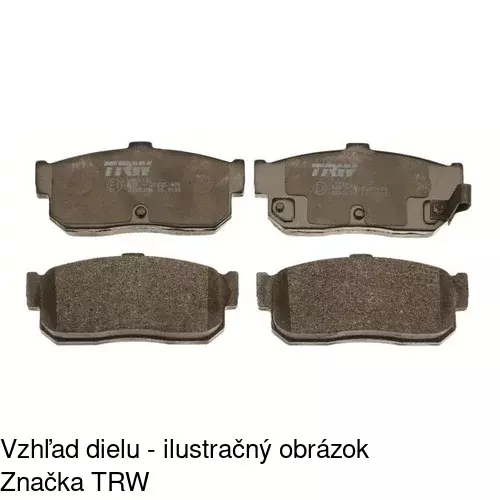 Brzdové dosky POLCAR S70-1216 - obr. 5