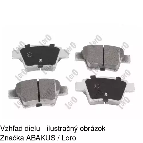 Brzdové dosky POLCAR S70-1343 - obr. 5