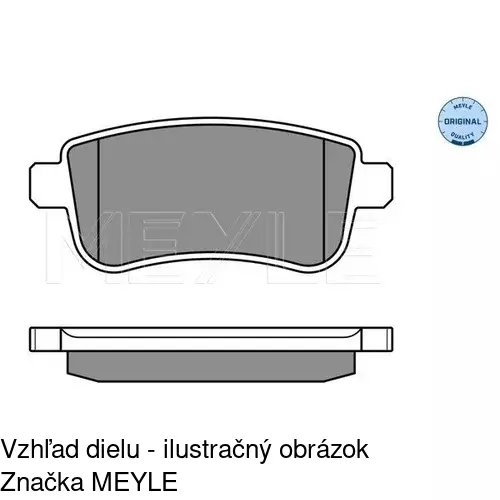 Brzdové dosky POLCAR S70-1354 - obr. 2