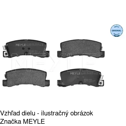 Brzdové dosky POLCAR S70-1363 - obr. 4