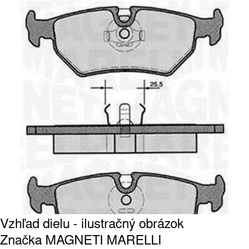 Brzdové dosky POLCAR S70-1409 - obr. 3