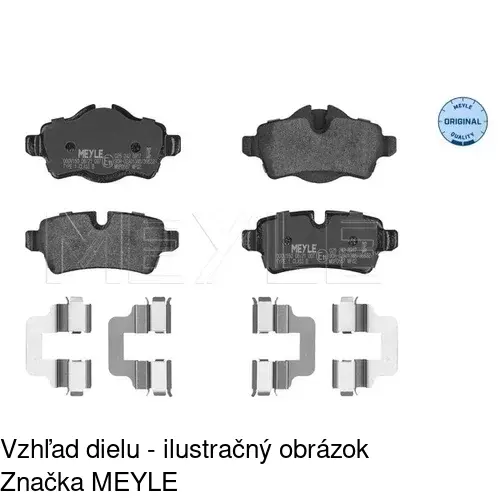 Brzdové dosky POLCAR S70-1485