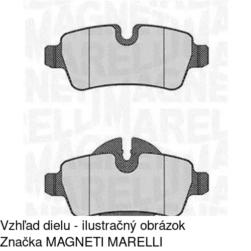 Brzdové dosky POLCAR S70-1485 - obr. 2