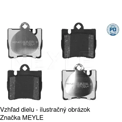 Brzdové dosky POLCAR S70-1499 - obr. 3