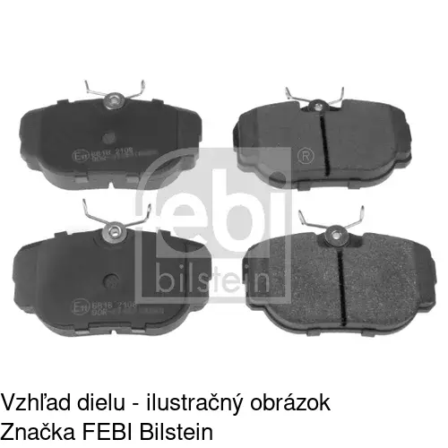 Brzdové dosky POLCAR S70-1523