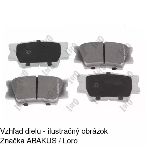 Brzdové dosky POLCAR S70-1524 - obr. 5