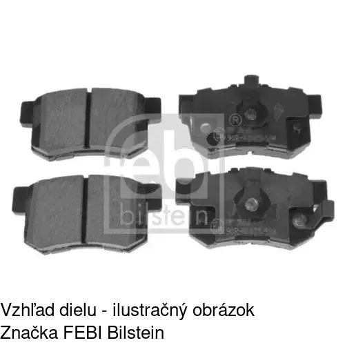 Brzdové dosky POLCAR S70-1535 - obr. 4