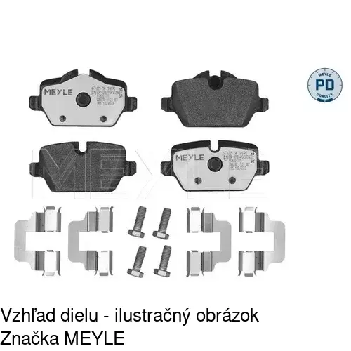 Brzdové dosky POLCAR S70-1614 - obr. 4