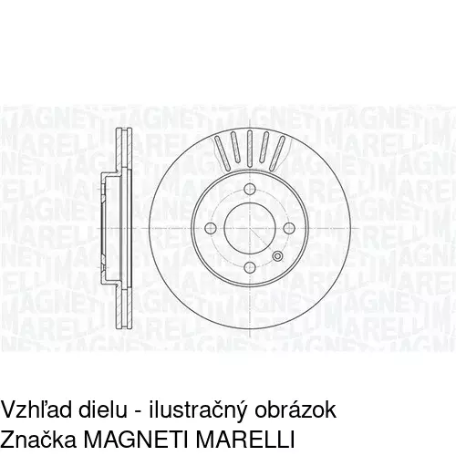 Brzdový kotúč POLCAR S71-0021 - obr. 3