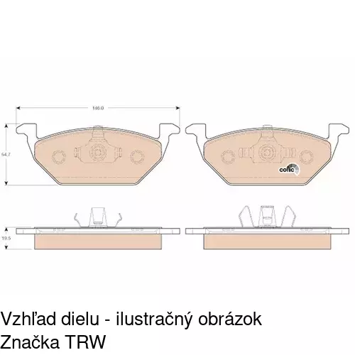 Brzdový kotúč POLCAR S71-0199 - obr. 1