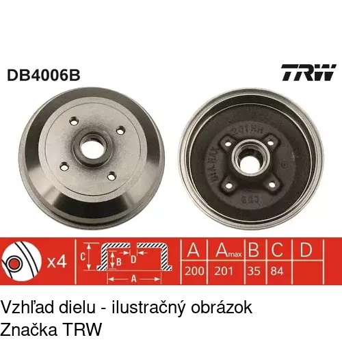 Brzdový kotúč POLCAR S71-0213 - obr. 1