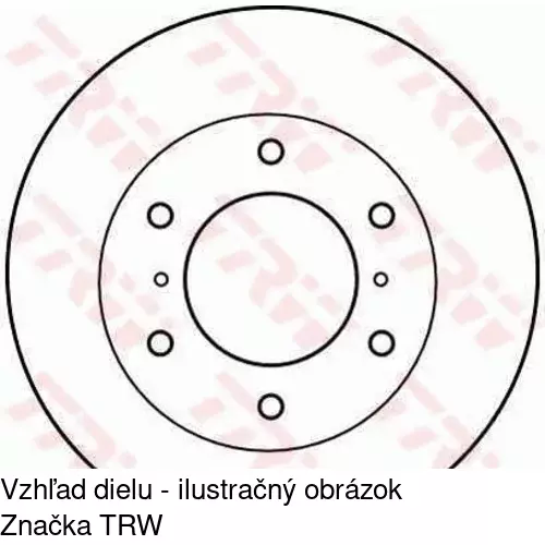 Brzdový kotúč POLCAR S71-0336 - obr. 2