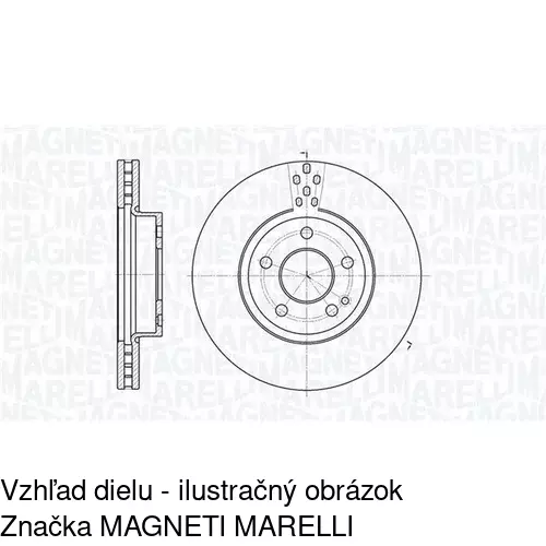 Brzdový kotúč POLCAR S71-0395 - obr. 1