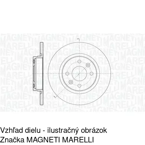 Brzdový kotúč POLCAR S71-0401 - obr. 1