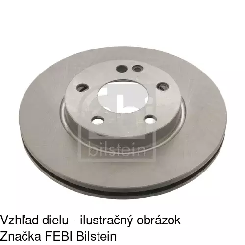 Brzdový kotúč POLCAR S71-0418 - obr. 1