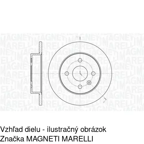 Brzdový kotúč POLCAR S71-1106