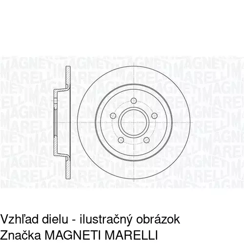 Brzdový kotúč POLCAR S71-1156 - obr. 1