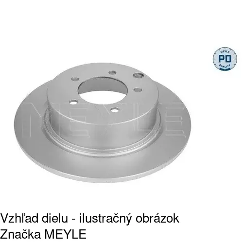 Brzdový kotúč POLCAR S71-1352 - obr. 1