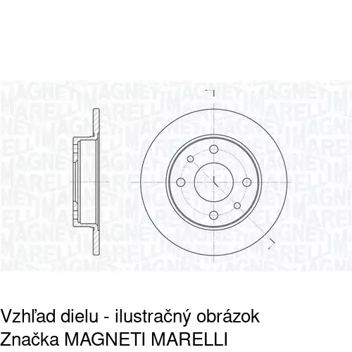 Brzdový kotúč POLCAR S71-2002 - obr. 2