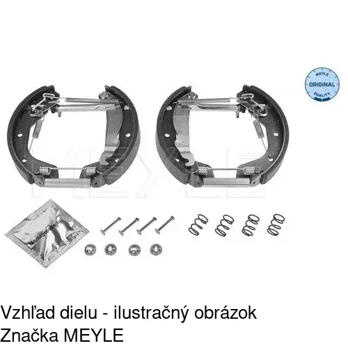 Brzdové čeľuste POLCAR S72-1005 - obr. 2