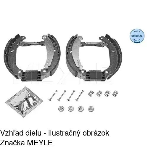 Brzdové čeľuste POLCAR S72-1010 - obr. 4