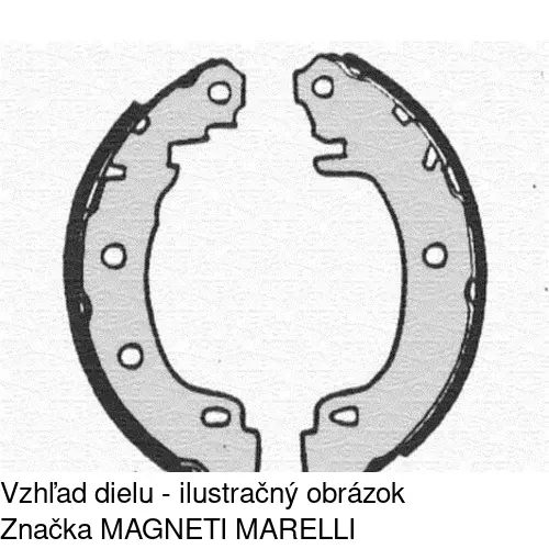 Brzdové čeľuste POLCAR S72-1011