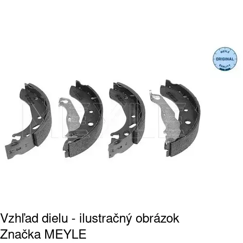 Brzdové čeľuste POLCAR S72-1013 - obr. 4