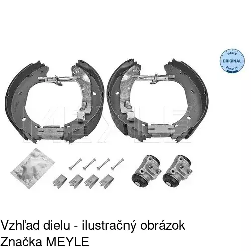 Brzdové čeľuste POLCAR S72-1029 - obr. 2