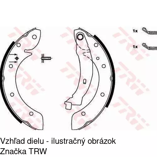 Brzdové čeľuste POLCAR S72-1056 - obr. 3