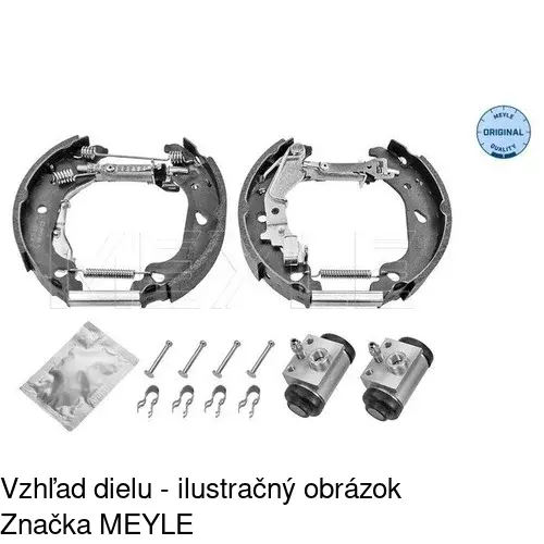 Brzdové čeľuste POLCAR S72-1060 - obr. 5