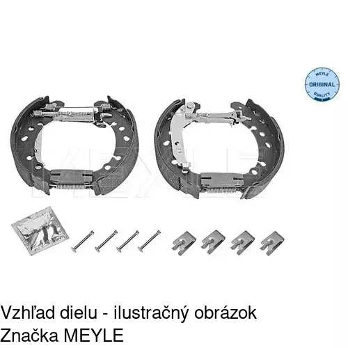 Brzdové čeľuste S72-1079 /POLCAR/ - obr. 1