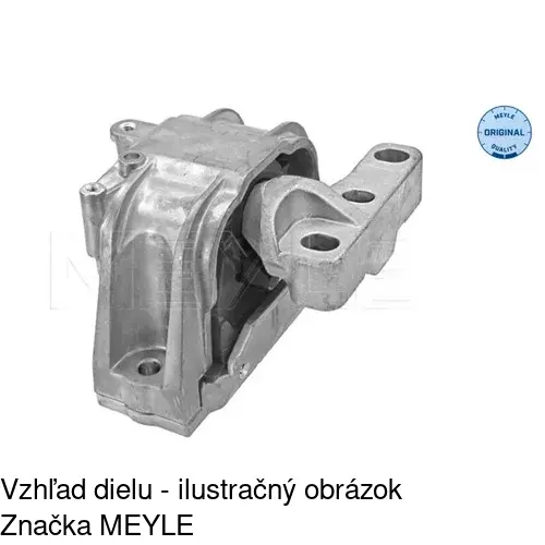 Silentblok motora POLCAR VW-EM015 - obr. 1