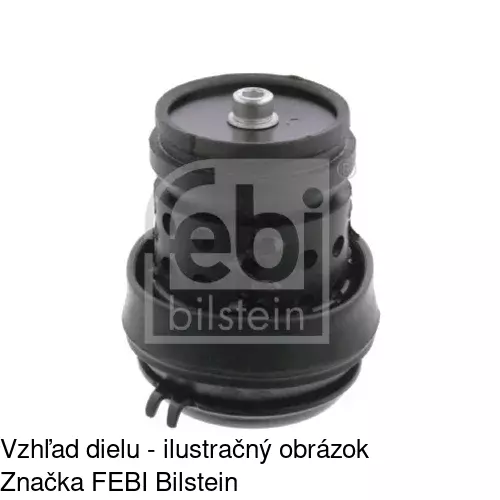 Silentblok motora POLCAR VW-EM028