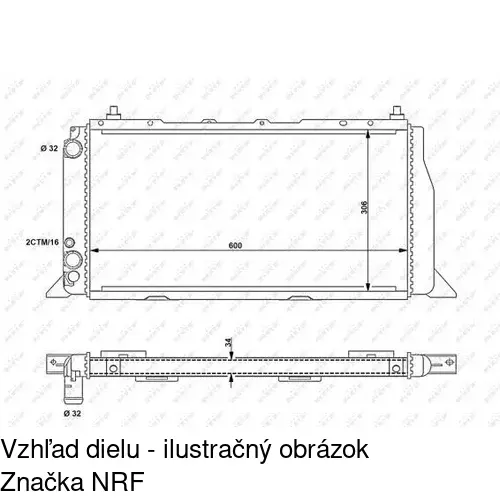 Chladiče vody POLCAR 130708A2 - obr. 2