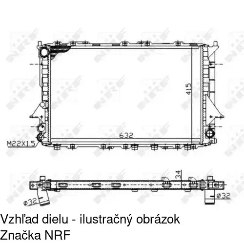 Chladiče vody POLCAR 131608A4 - obr. 1