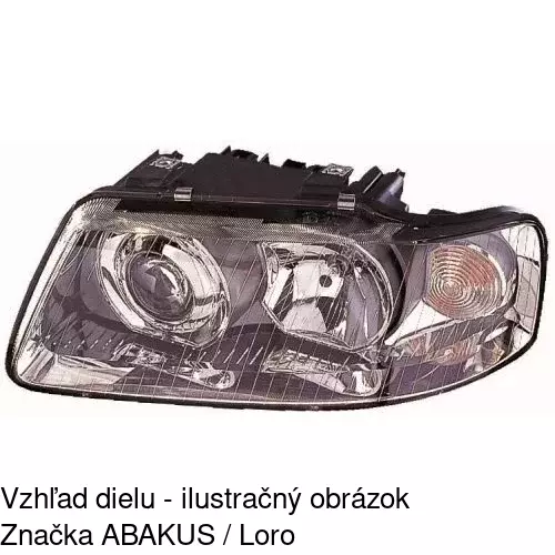 Hlavný reflektor POLCAR 1323092E - obr. 2