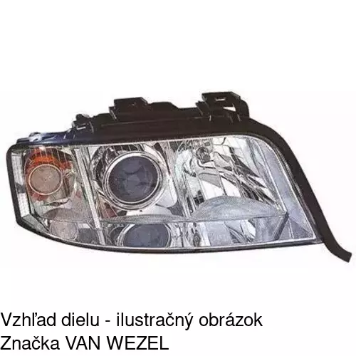 Hlavný reflektor POLCAR 1327107E - obr. 2