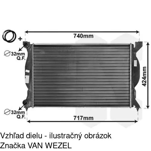 Chladiče vody POLCAR 133408-1