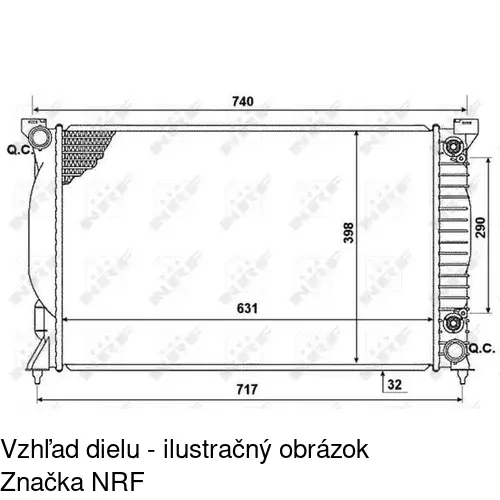 Chladiče vody POLCAR 133408-7 - obr. 3