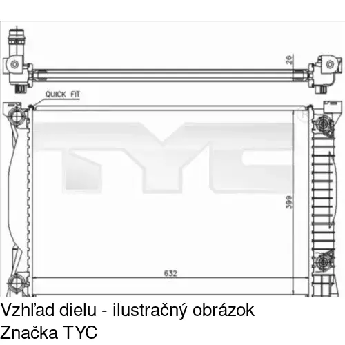 Chladiče vody POLCAR 133408A2