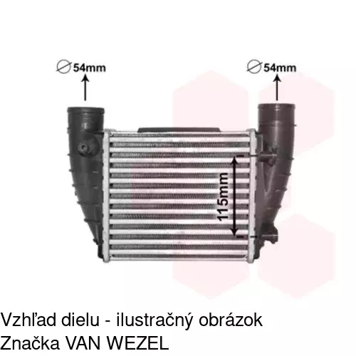 Chladiče vzduchu (Intercoolery) POLCAR 1335J8-4 - obr. 4