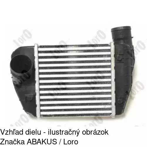 Chladiče vzduchu (Intercoolery) 1338J8-5 /POLCAR/ - obr. 2