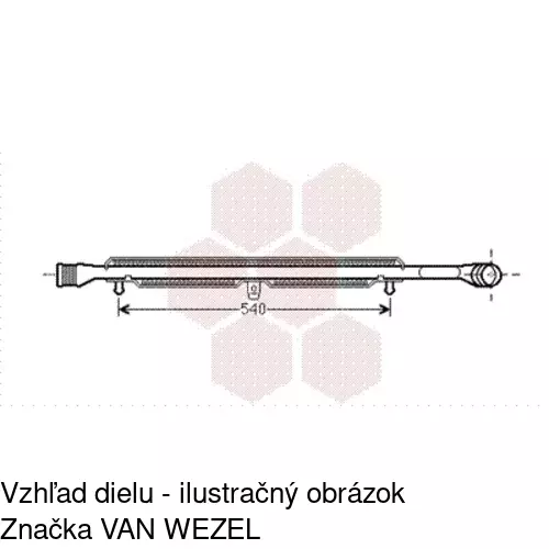 Chladiče vzduchu (Intercoolery) POLCAR 1338J83X - obr. 2