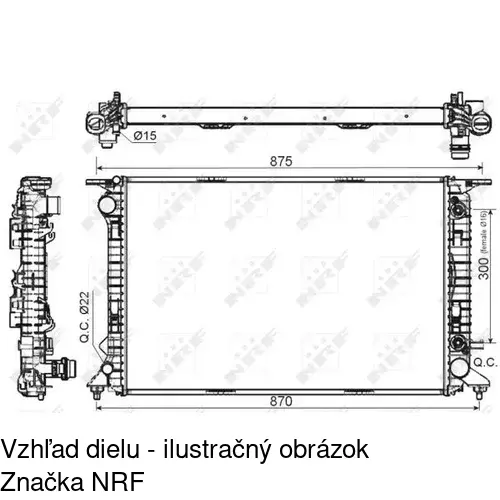 Chladiče vody POLCAR 136508-1 - obr. 1