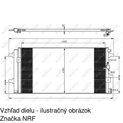 Chladiče klimatizácie POLCAR 13D1K82X