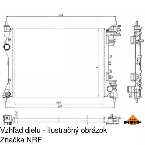 Chladiče vody POLCAR 142508-1 - obr. 1