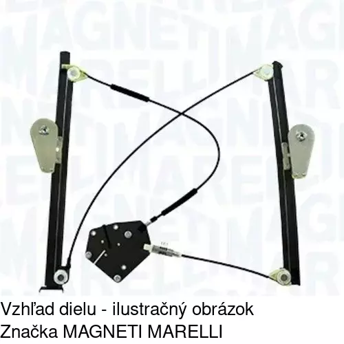 Elektrický mechanizmus okna dverí POLCAR 1425PSE1E - obr. 1