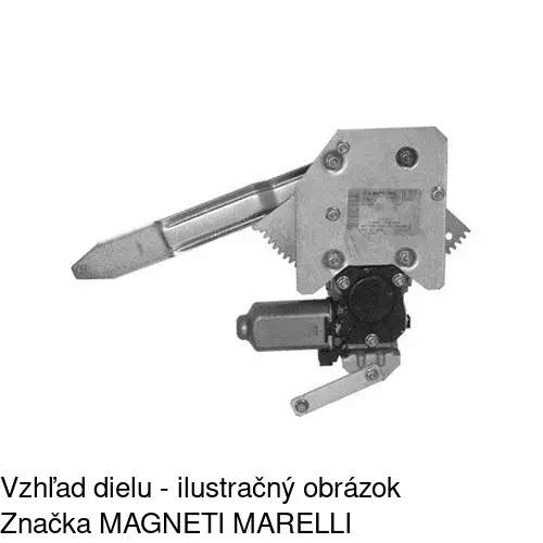 Mechanizmus sťahovania okna elektrický bez motora POLCAR 2007PSG4 - obr. 2