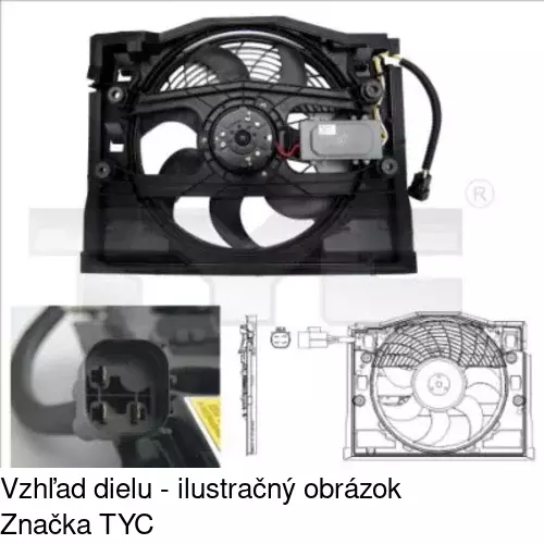 Ventilátory chladičov POLCAR 200823W2 - obr. 1